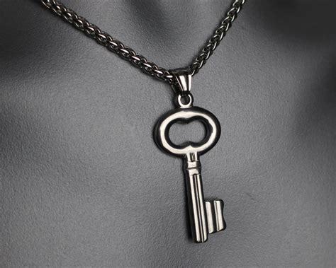 chastity key necklace|Dominant Key Necklace Master – Captive Collars